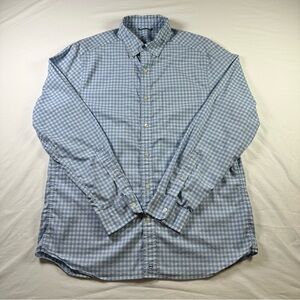 Vineyard Vines On-The-Go Performance Button Down Shirt Mens M Blue